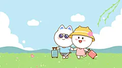 桃小仙，电脑壁纸，桌面壁纸，卡通壁纸104