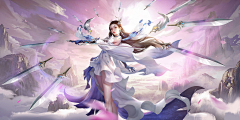 一破画画的采集到美宣场景人物大图