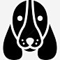 巴吉度猎犬的狗的头图标png免抠素材_新图网 https://ixintu.com 狗 动物 头 脸 宠物 巴吉度猎犬 长长的耳朵