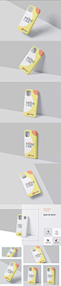 高品质的逼真质感iPhone 12 APP UI样机展示模型mockups