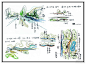 景观公司老总景观手绘设计草图 （北京乾景陌野园林景观设计有限公司 - 景观手绘 - 绘世界网 - 专业手绘网站！