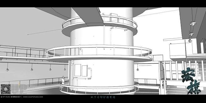 UP STUDIO 影视概念设计班年代题材学生气氛图作品|插画|概念设定|郑成龙 - 原创作品气氛图概念设计影视美术