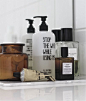 Stop the water soap: 