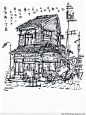 2011年7月 寻找东京都古建筑（线稿）-白毛的相册