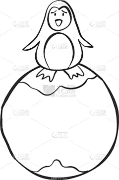 企鹅,手,地球,巴士,创造力,概念,环境,绘制,设计,装饰