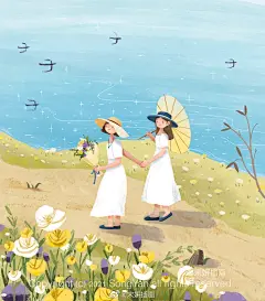 原创插画 -好朋友-系列_宋妍插画__插画师作品_涂鸦王国gracg.com