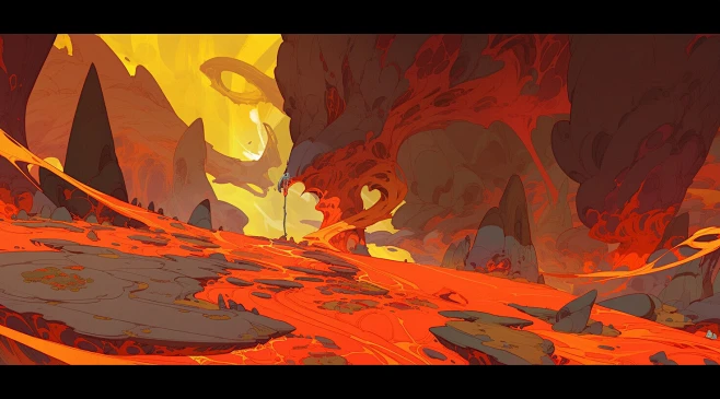 Lava world-花瓣网