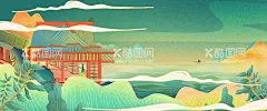 国潮背景  - 源文件下载【酷图网】国潮,国潮背景,中国风,中国风背景,国潮山水背景,国潮山水,山水背景,手绘山水背景,云雾缭绕,山雾,云雾,山水画背景墙,国潮包装,包装插画,包装盒背景,山水,意境山水,群山,山雾缭绕,中式国潮山水,中国风国潮,