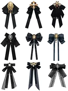 oc人狂喜系列复古英伦学院风领结蝴蝶结合集 - 小红书