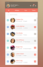 Dribbble - contact_list2.jpg by Megan Fox