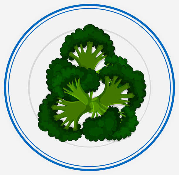 清炒西蓝花免抠素材 页面网页 平面电商 ...