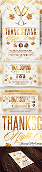 Thanksgiving | Flyers + Facebook Cover on Behance