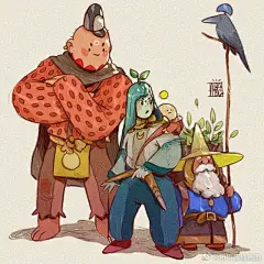 illustration by AlbaBG
角色很可爱
酱酱插画分享超话 Bug书签超话 ​​​​
