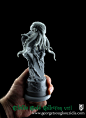 Cthulhu Genesis wall plaque , George Tsougkouzidis : Cthulhu Genesis wall plaque 
Sculpted traditional with monster clay 28,5 cm 11.2 inches tall 
Available solid resin