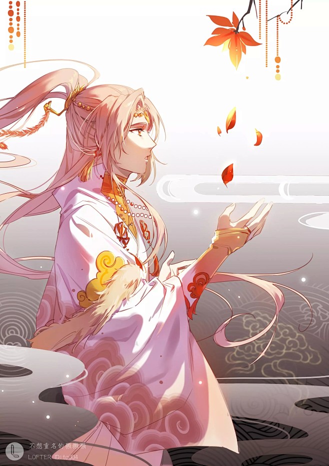 提灯映桃花