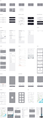 Uber iOS Wireframe Kit UI设计 矢量素材 界面设计_UI设计_App界面