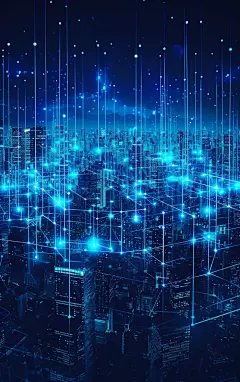 科技城市素材图AI图
