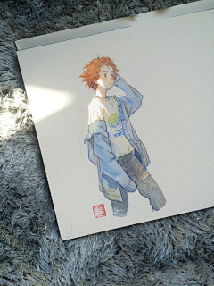 凉风有信丶采集到绘画-水彩