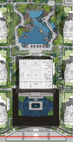 伊看山月采集到建筑-景观彩平