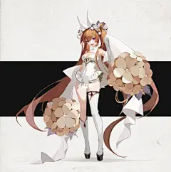 角色设计2  很早做的角色设计了 发发 以花球为灵感的花球妹妹～   #人设  #角色设计  #OC