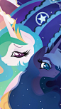 Princess Celestia and Princess Luna
my little pony