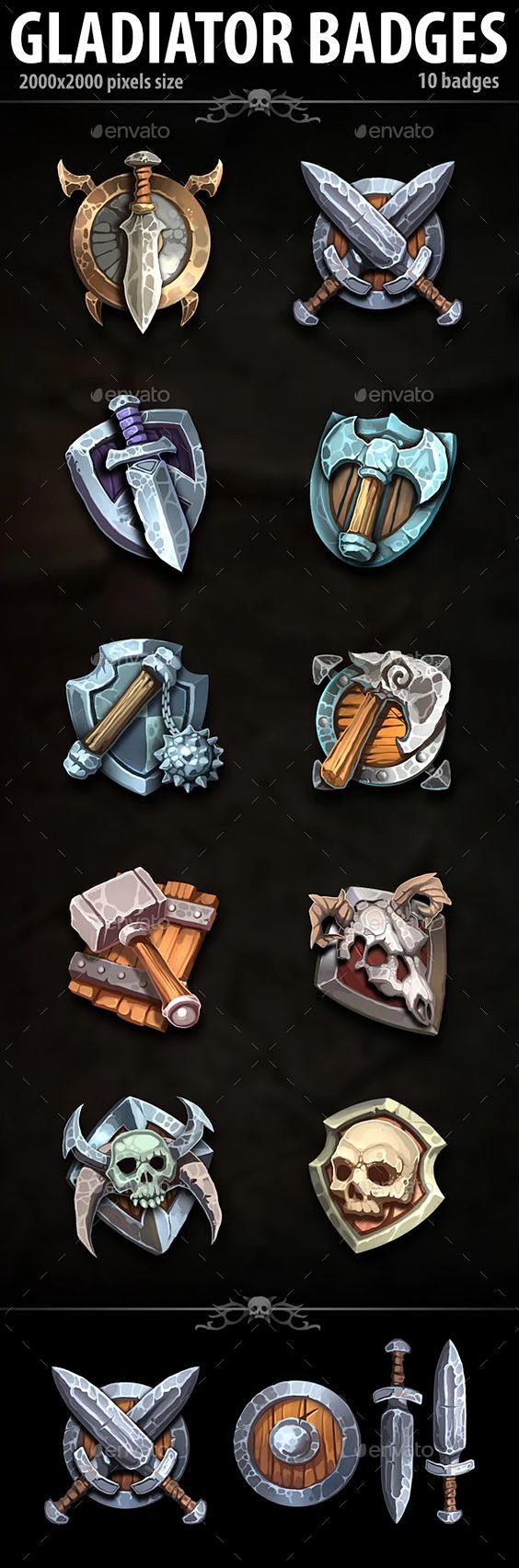 Gladiator Badges by ...