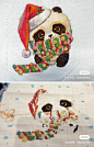 【Orangnal初心合创】&【雪娃娃】联名款十字绣“圣诞熊猫”返图来啦~大家都是巧手呢，一起动手接圣诞！【财源“滚滚”来】【熊猫】