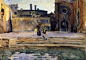 The Athenaeum - Campo di Frari, Venice (John Singer Sargent - ): 