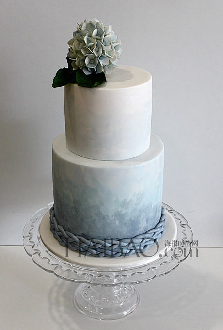海洋元素婚礼蛋糕