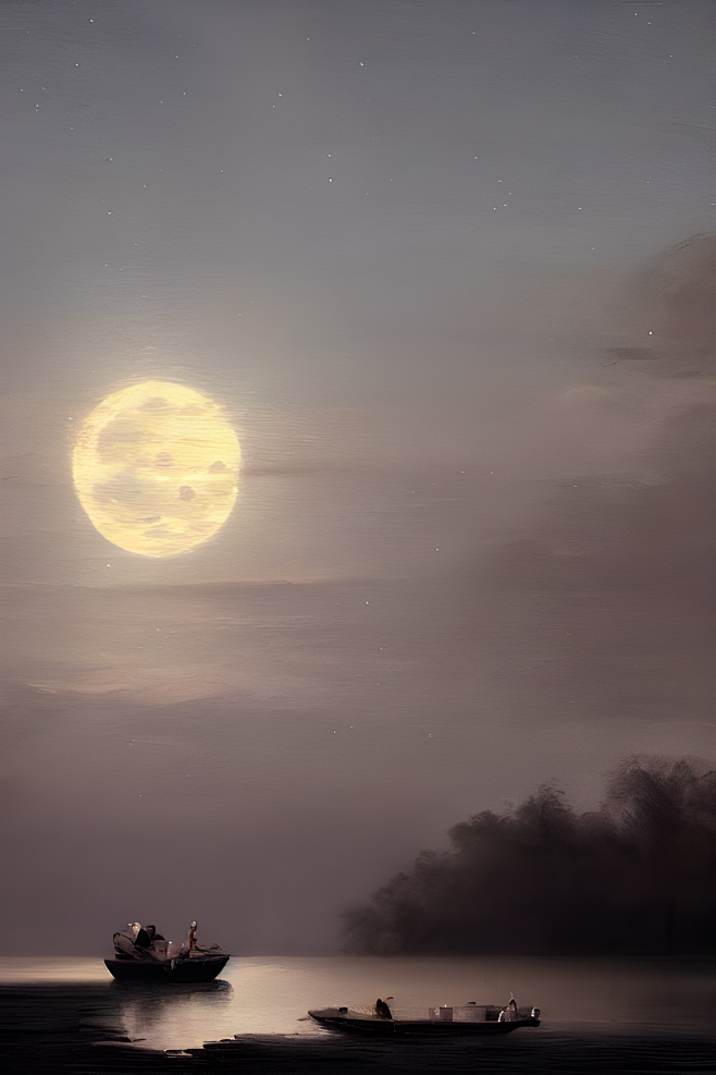 【月影工作室制作】（转关可免费商用）可商底图，ai绘画