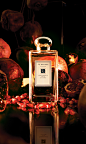 Pomegranate Noir Cologne | Jo Malone : The sensuality of a daring red dress.   Ruby-rich juices of pomegranate, raspberry and plum are spiked with pink pepper and laced with Casablanca lily and spicy woods.  Dark and enigmatic.
