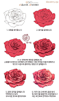 #绘画教程# 花朵教程-玫瑰的画法 ​​​​