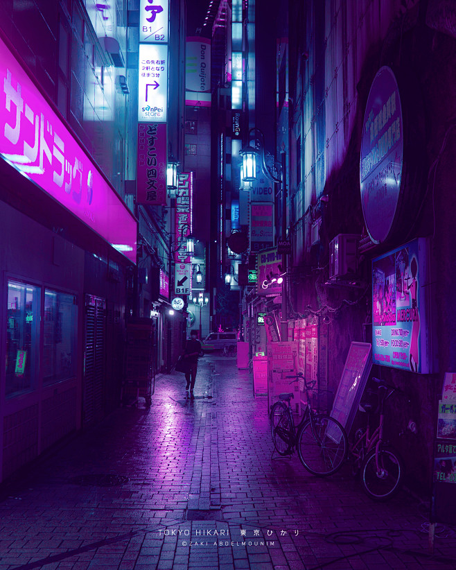 场景 赛博朋克 （城市街道） (21) ...
