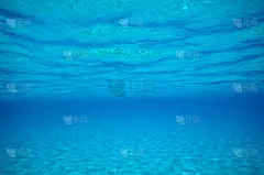 水下,海洋,水面,水,水平画幅,无人,爱琴海,深的,绿松石色,波浪