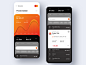 MasterCard Concept App payments statistics chart bank account bank card bank app fintech finance app listing details transactions credit card banking money app 7ninjas