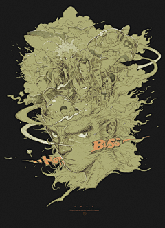 伦啦采集到线稿