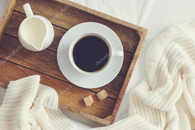 Cup of coffee, cream...