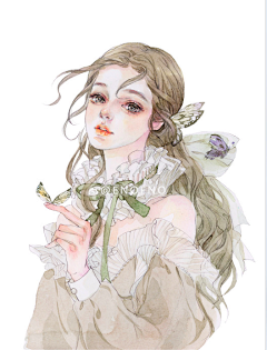 小棕妹妹采集到彩色手绘