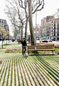 Passeig de St. Joan boulevard :: Barcelona, Spain