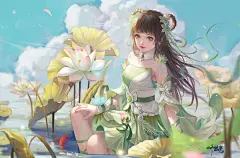 碧瑶插画图片壁纸