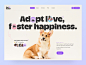 Pet adoption- Web header concept by Jay Borda on Dribbble