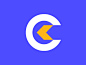 C c arrow typography logotype letter monogram symbol mark logo