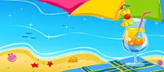 夏季风景背景 杯子 柠檬 桌布 樱桃 气泡 水果 沙滩 海报banner 海星 海洋 海滩 玻璃杯 童趣 背景 贝壳 遮阳伞 韩文 饮料 背景 设计图片 免费下载 页面网页 平面电商 创意素材