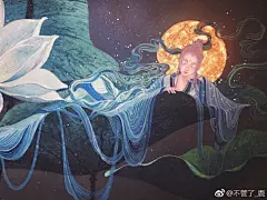 一组玄幻古风插画，美腻！by付璐 &lt;a class=&quot;text-meta meta-mention&quot; href=&quot;/sswrwailyb/&quot;&gt;@不管了_鹿&lt;/a&gt;&lt;br/&gt;#寒一分享#古风插画#古风图片##古风绘画# ​​​​