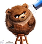 每日绘画1730#Frizzly Bear by Cryptid-Creations