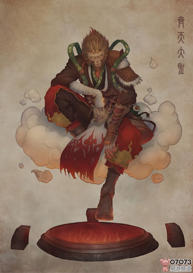 LOL原创作品_LOL插画阿狸盲僧猴子(...