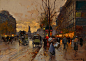 St.Denis - Edouard Cortes : St.Denis, 1905 by Edouard Cortes. Post-Impressionism. cityscape