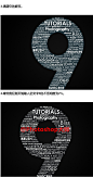 #PS技巧方法# 给大家分享一个使用 #photoshop# 设计超炫的英文艺术数字组合海报，教程简单实用，完成效果炒鸡赞，学习掌握可以灵活运用到其它设计上，喜欢的童鞋可以自己试着做做，记得交作业哈~