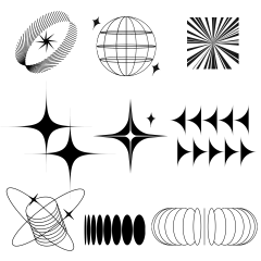 千库网_潮流酸性几何图形线条装饰_元素编号13401423