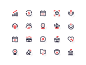 Events Data Icons calendar dashboard data events icon icon designer icon set iconography intelligence ios location marketing music predict ui ux